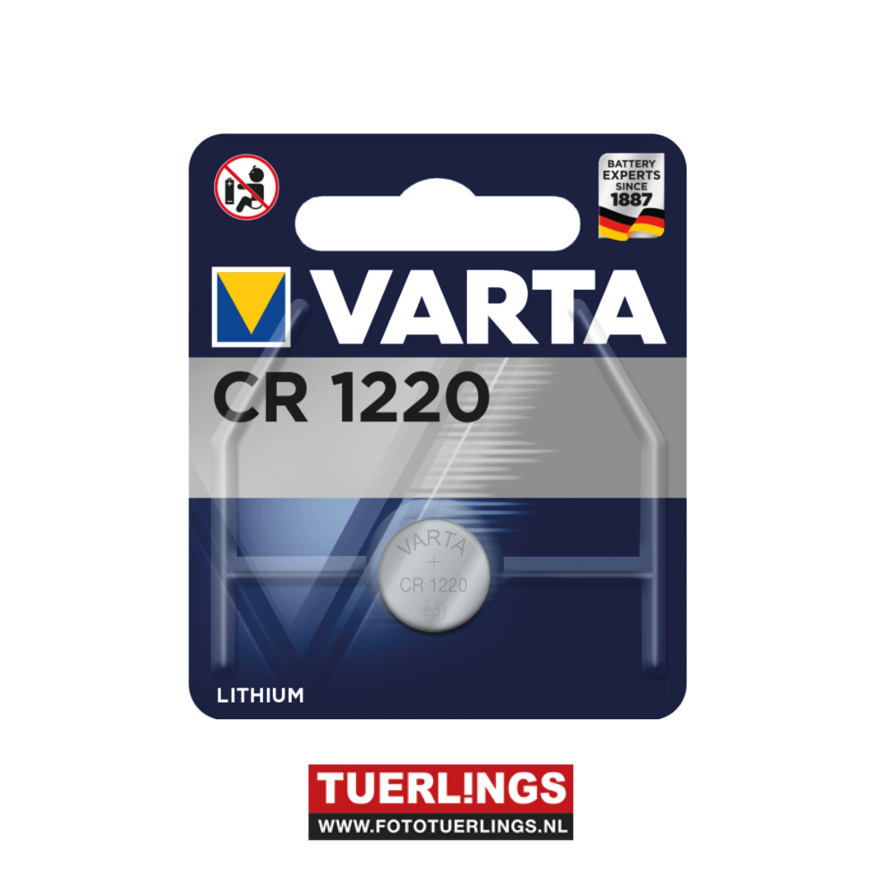 Varta Lithium CR1220 3V 35mAh