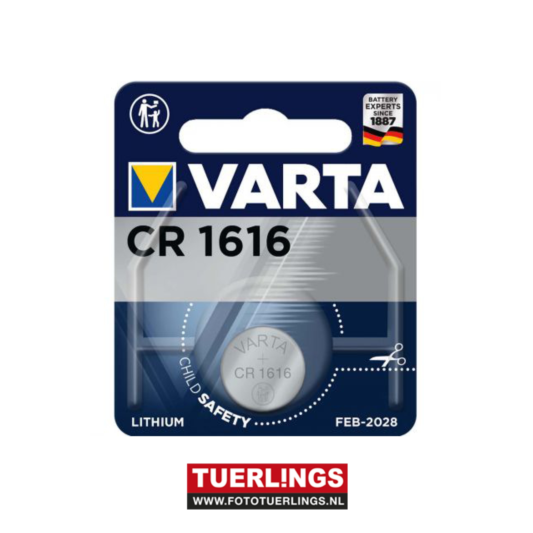 Varta Lithium CR1616 3V 55mAh