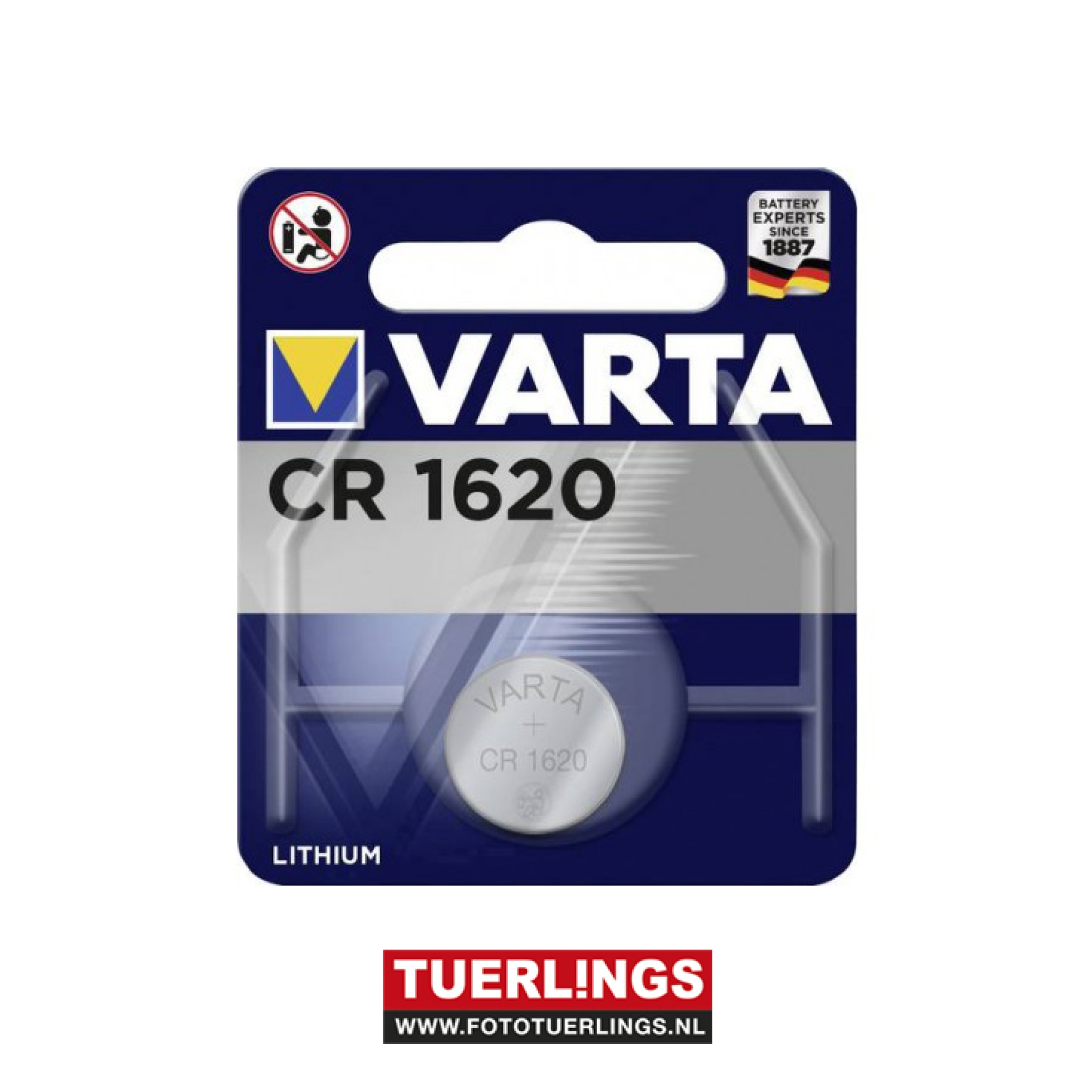 Varta Lithium CR1620 3V 60mAh