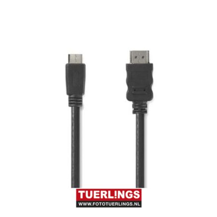 High Speed HDMI kabel met Ethernet HDMI-Connector – HDMI Mini-Connector Male 1.50 m Zwart
