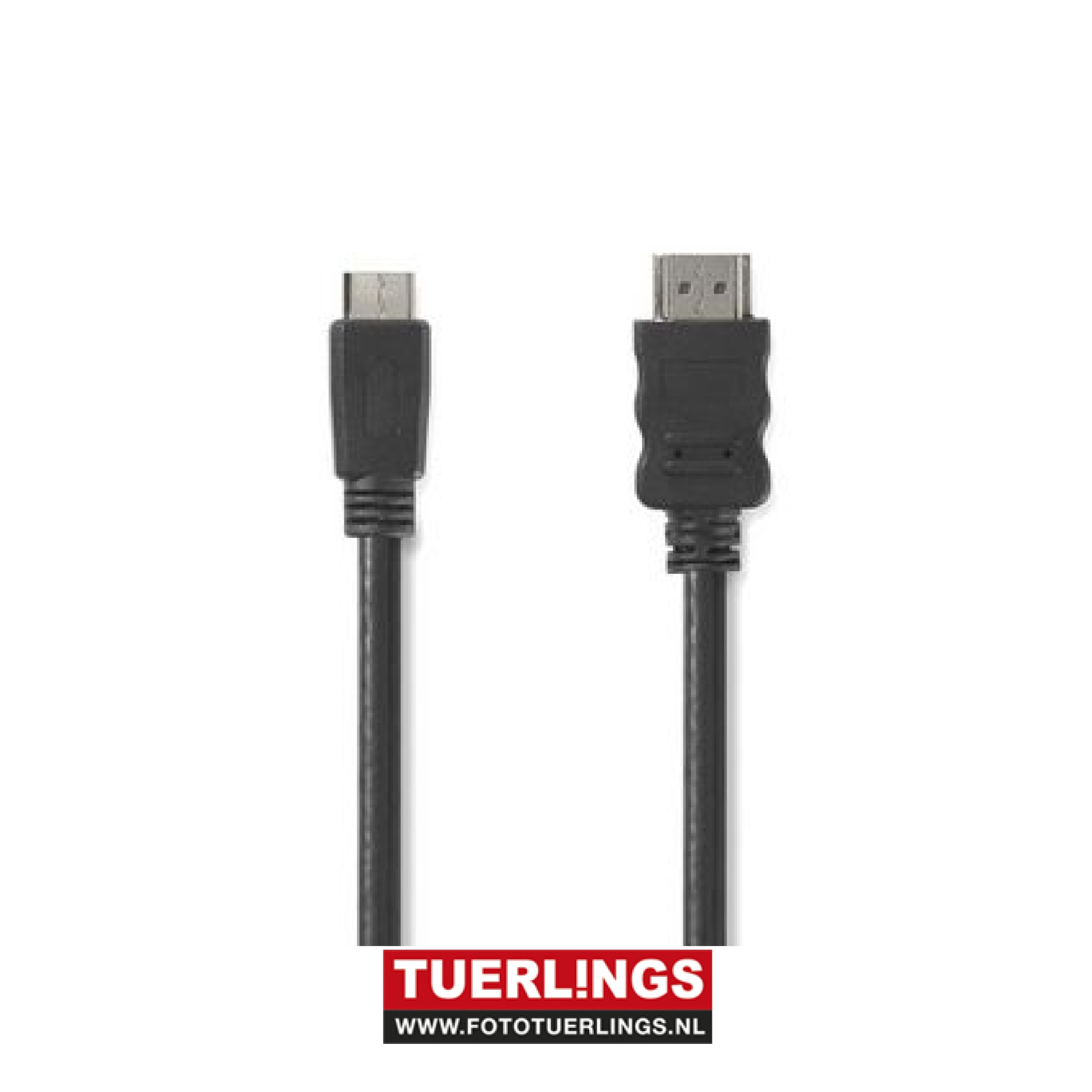 High Speed HDMI kabel met Ethernet HDMI-Connector - HDMI Mini-Connector Male 1.50 m Zwart