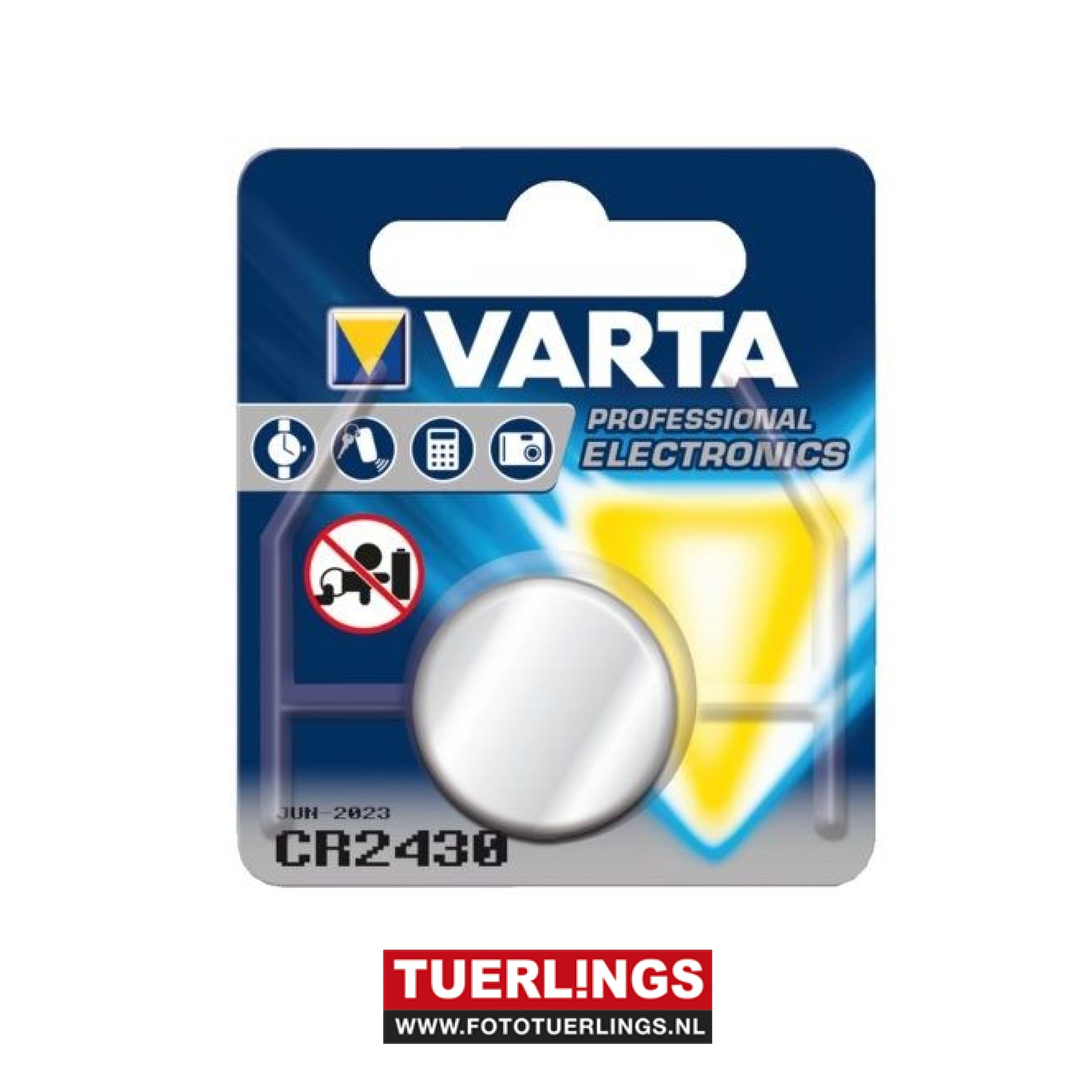 Varta Lithium CR2430 3v 280mAh