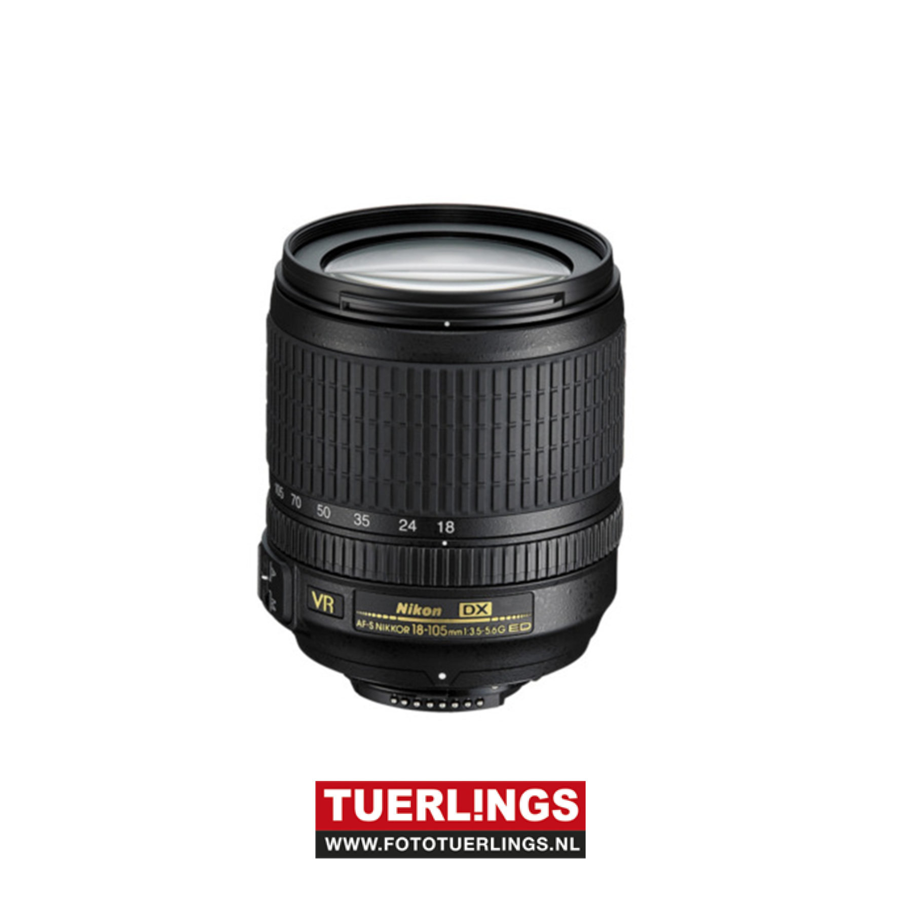 Nikon AF-S 18-105mm F3.5-5.6 G IF-ED VR Occasion - Foto Tuerlings