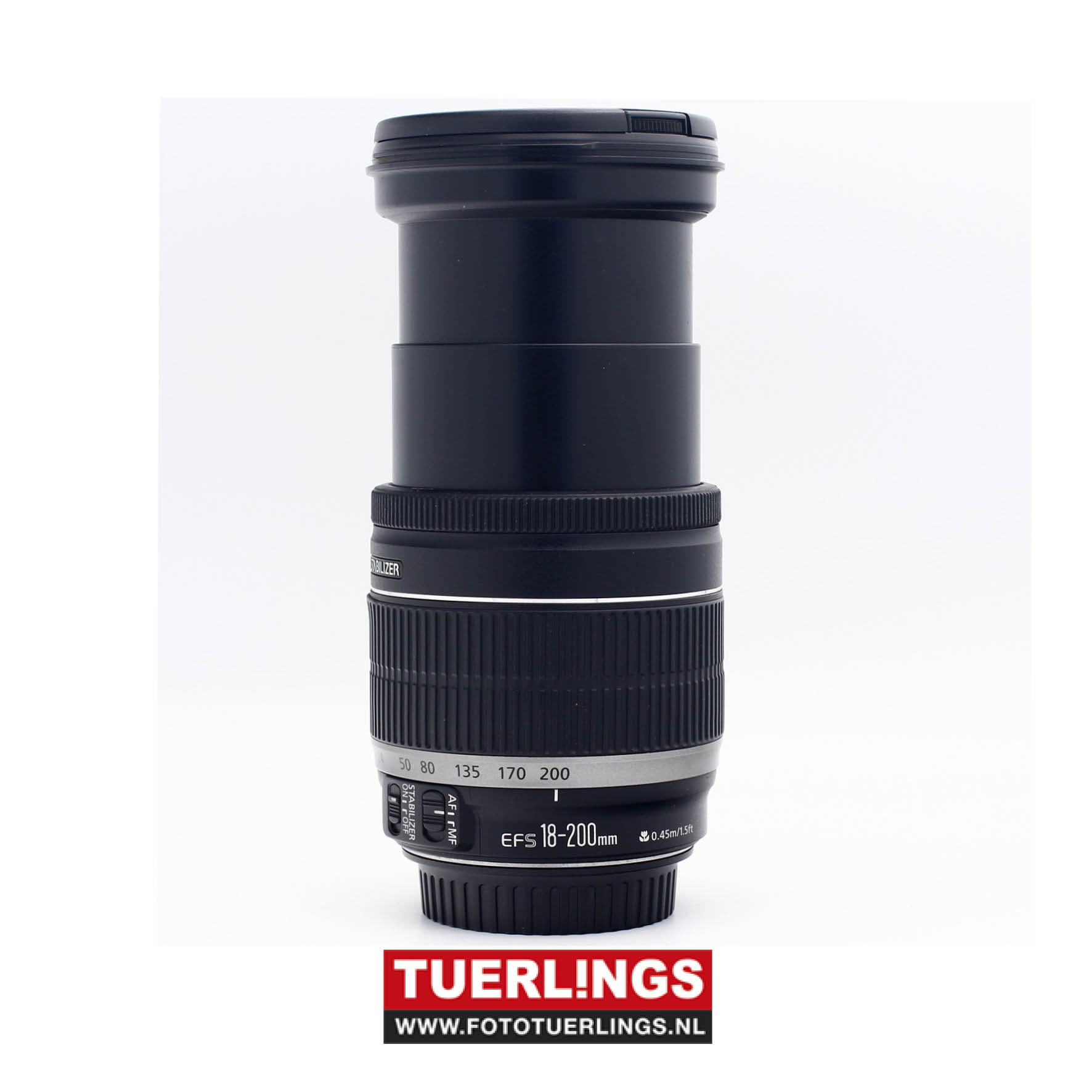 Canon EF-S 18-200mm 3.5-5.6 IS occasion - Afbeelding 3