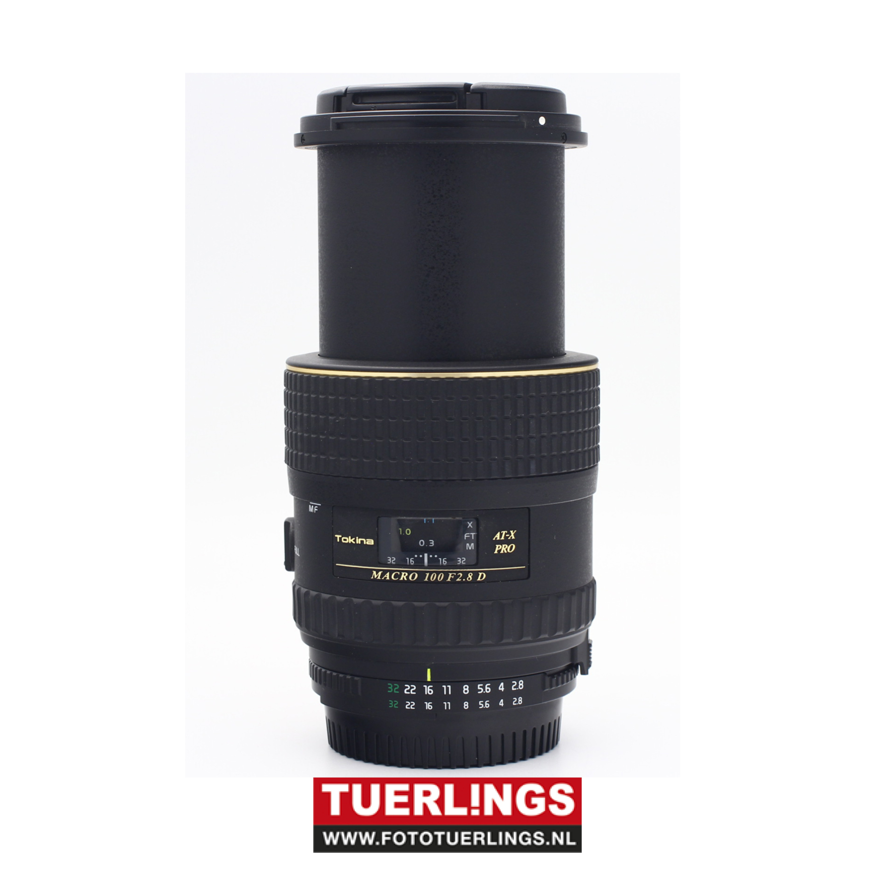 Tokina 100mm f/2.8 AT-X macro 1:1 Nikon FX occasion - Afbeelding 3