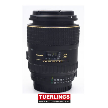 Tokina 100mm f/2.8 AT-X macro 1:1 Nikon FX occasion