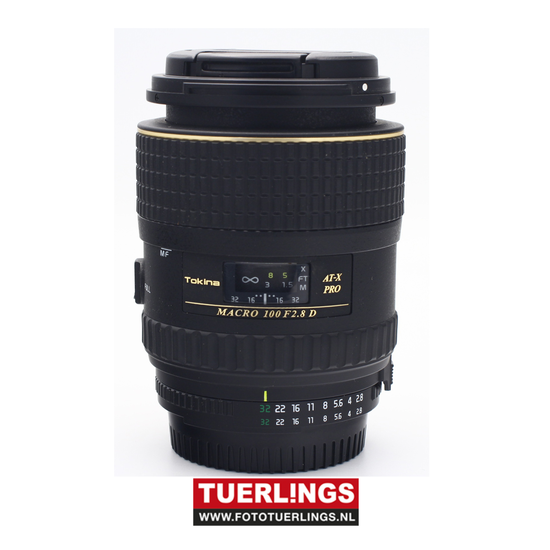 Tokina 100mm f/2.8 AT-X macro 1:1 Nikon FX occasion
