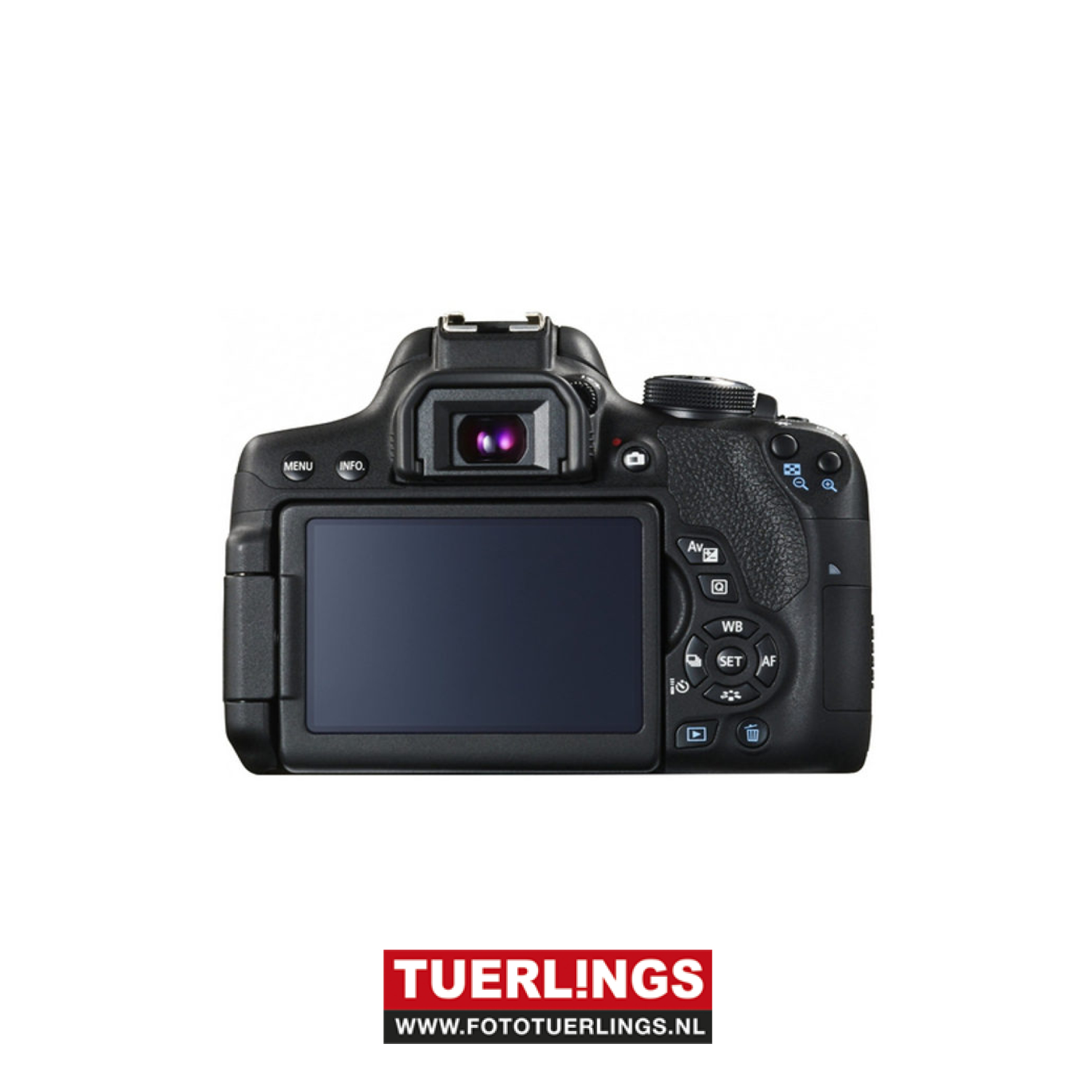 Canon 750D Spiegelreflex Body occasion - Afbeelding 2