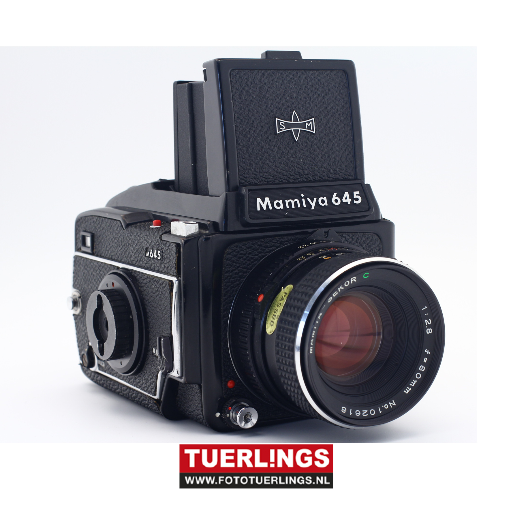 Mamiya M645 + Mamiya-sekor 80mm 2.8 + 45mm 2.8 + Winder - Afbeelding 4