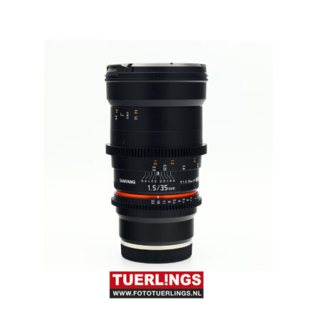 Samyang 35mm T1.5 VDSLR AS UMC II Sony FE occasion