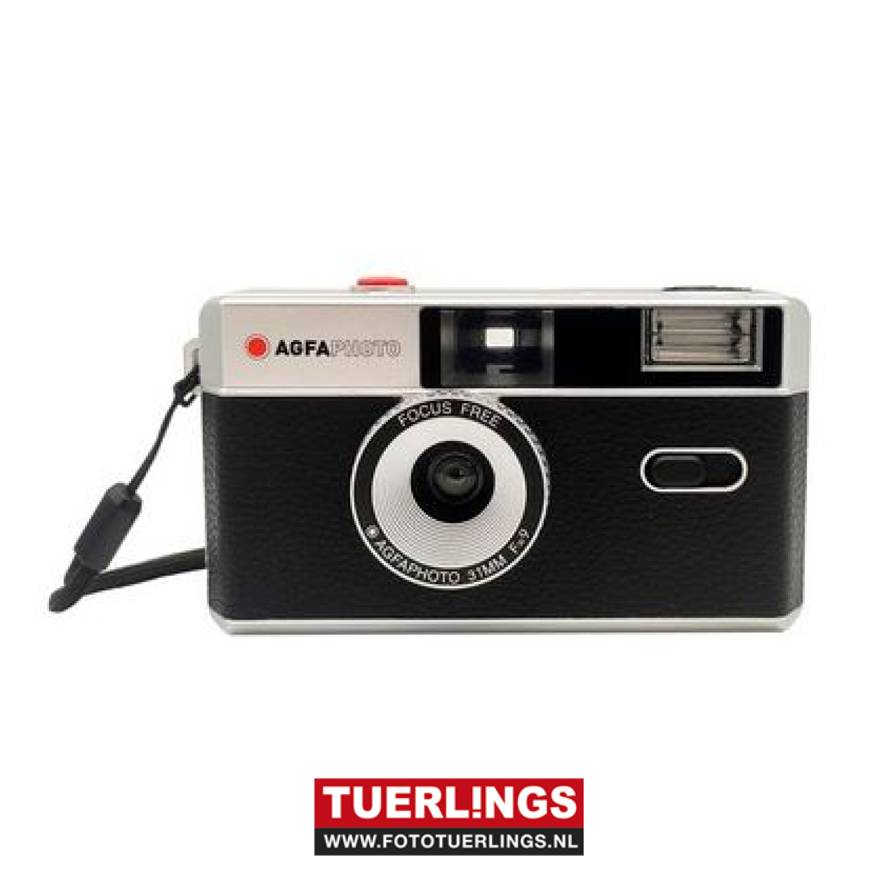 AgfaPhoto Hervulbare analoge camera 35mm Zwart
