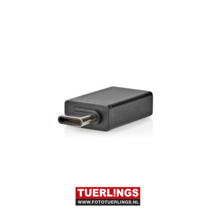 USB-C 3.2 man naar USB-A vrouw adapter