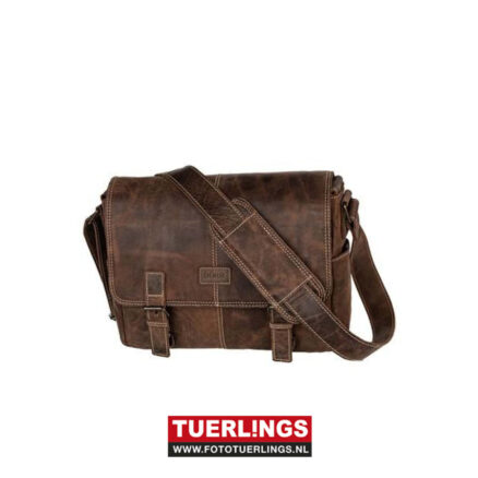 Dörr Kapstadt Leather Photo Bag Medium Vintage Brown