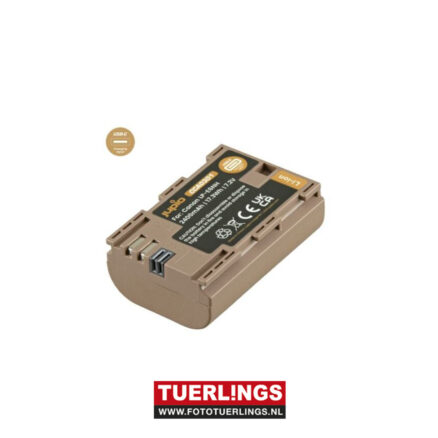 Jupio Canon LP-E6NH Ultra C 2400mAh accu met USB-C input