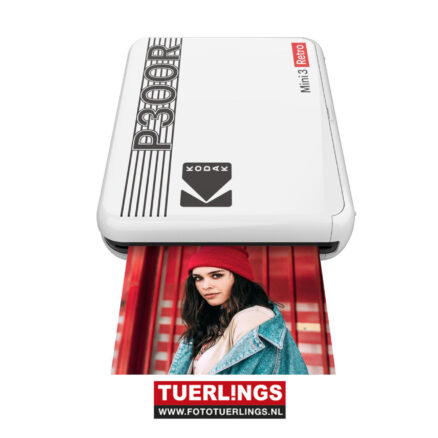 Kodak Mini 3 Square retro printer wit (Laatste showmodel)