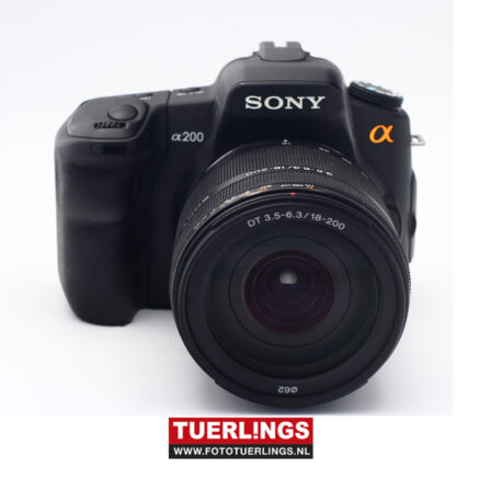 Sony Alpha 200 + Sony 18-200mm spiegelreflex occasion