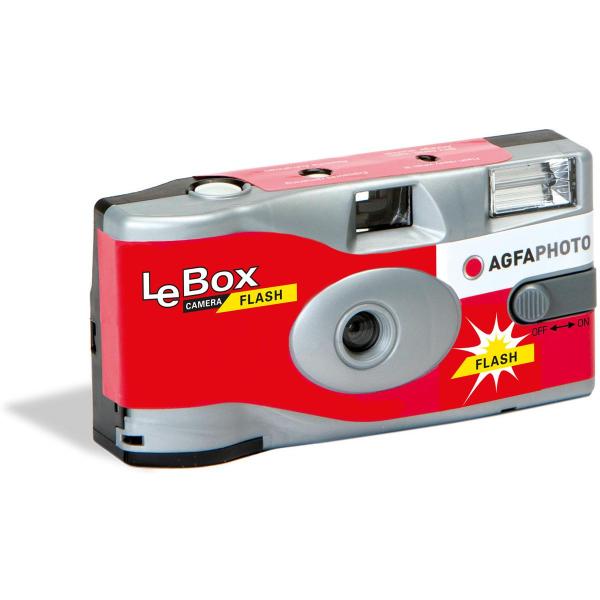 Agfa LeBox Flash Eenmalig gebruik Camera 400 ASA 27 opn. met flits - Afbeelding 6