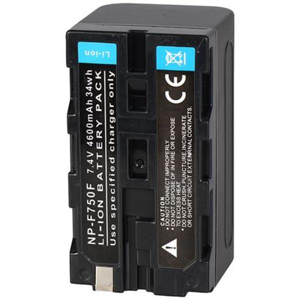 2 x Accu NP-F750 + Acculader voor LED Lamp - Afbeelding 3