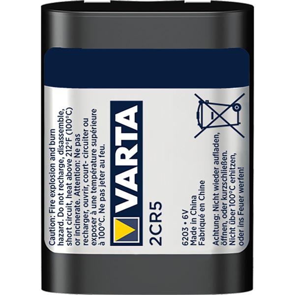 Varta 2CR5 Lithium batterij - Afbeelding 2