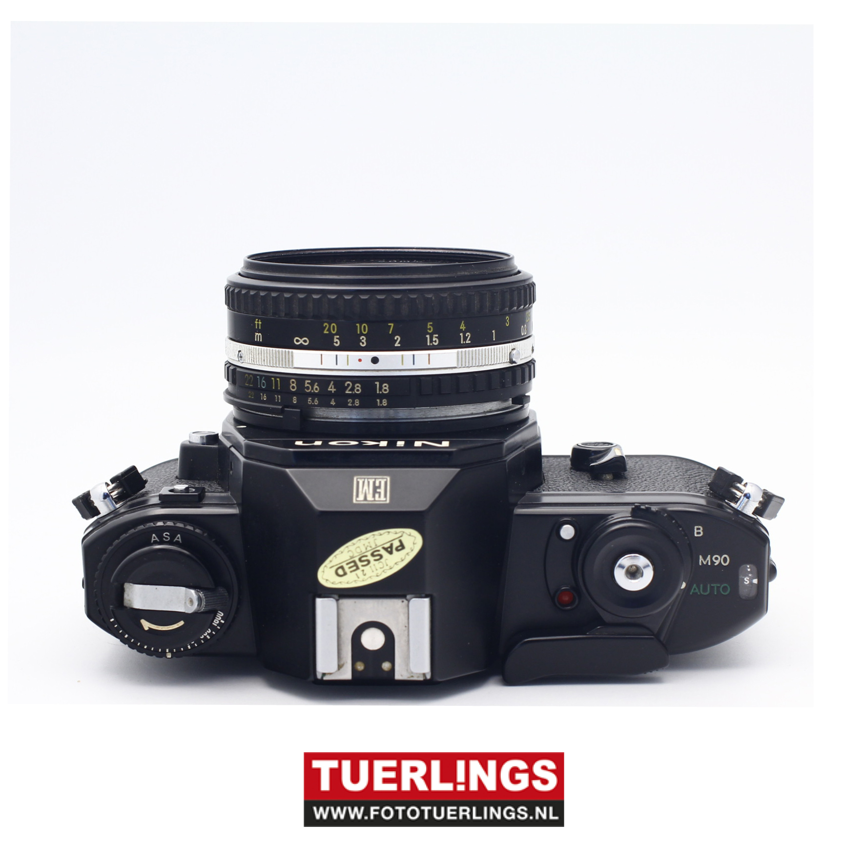 Nikon EM + 50mm 1.8 Spiegelreflex occasion - Afbeelding 3