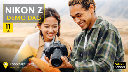 Foto Tuerlings Nikon TOUCH & TRY Demodag zaterdag 11 juli 2026 10:00-17:00
