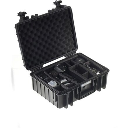 B&W outdoor.cases type 5000 zwart + verdeler