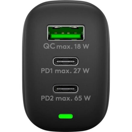 3X Multiport USB-C PD Fastcharger 65W