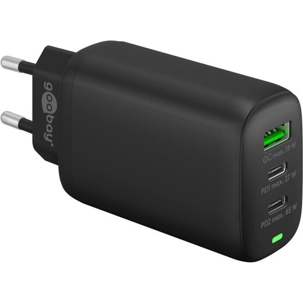 3X Multiport USB-C PD Fastcharger 65W - Afbeelding 3