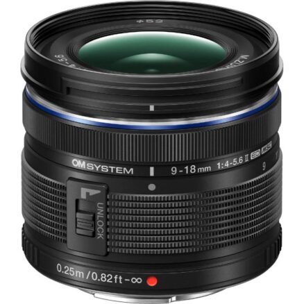 OM System M.Zuiko 9-18mm F4.0-5.6 II zwart