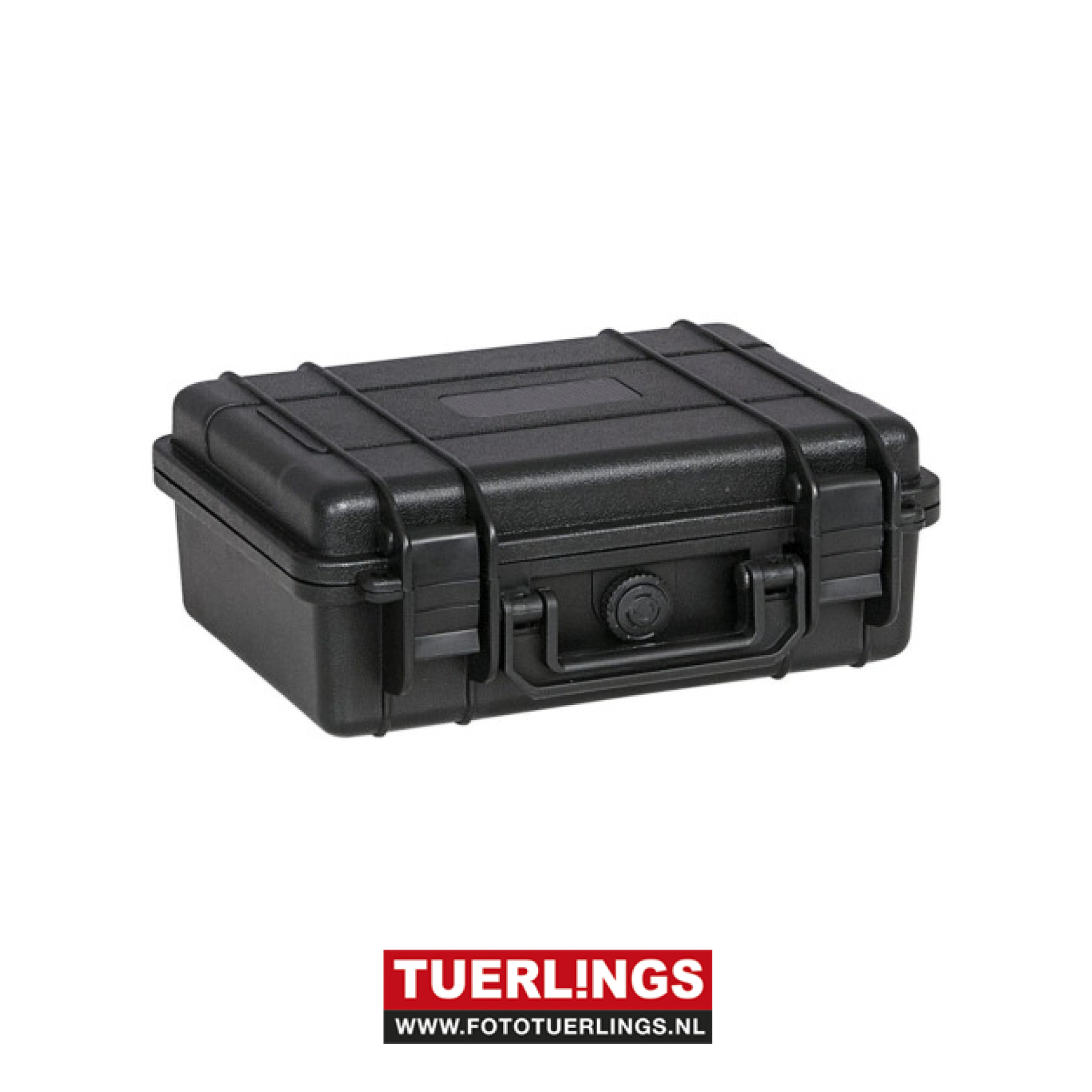 Case 2 Hard cover met plukschuim zwart