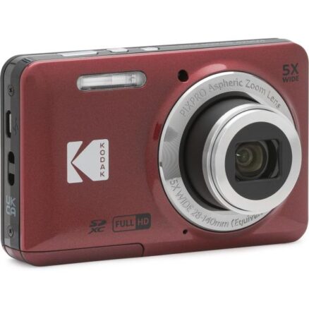 FZ55 5X Zoom CMOS FHD Li-ion Red