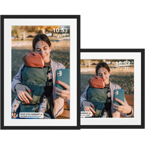 Frameo Digital Photo Frame HF-109T Black 10.1 inch w/ Frameg - Afbeelding 4