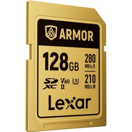 SDXC Pro Gold Series Armor UHS-II 128GB V60 IP68 Stainless  R280/W210MB/s