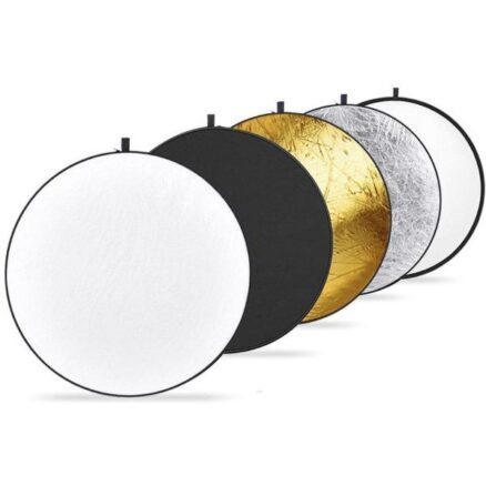 5 In 1 Gold Silver Black White Translucent 107cm - Afbeelding 3