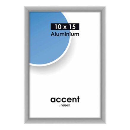 Photo Frame 51224 Accent Mat Silver 10x15cm