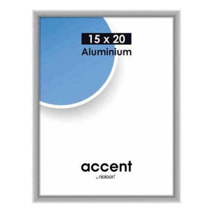 Photo Frame 51324 Accent Mat Silver 15x20cm
