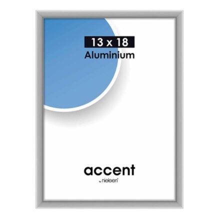 Photo Frame 53224 Accent Mat Silver 13x18cm
