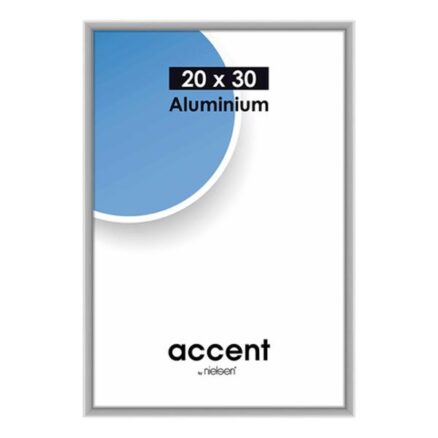 Photo Frame 53524 Accent Mat Silver 20x30cm