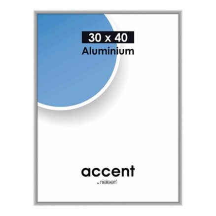 Photo Frame 59844 Accent Mat Silver 30x45cm