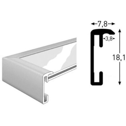 Photo Frame 59844 Accent Mat Silver 30x45cm - Afbeelding 4