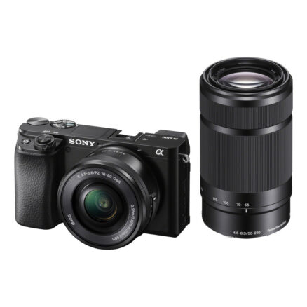 Sony A6100AXB / ILCE-6100AXB / ILCE6100AXB / A6100 + 16-50mm PZ OSS II + 55-210mm lens zwart