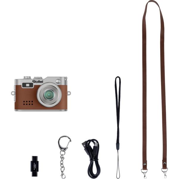 Rollei Mini Digital Camera Bruin - Afbeelding 3