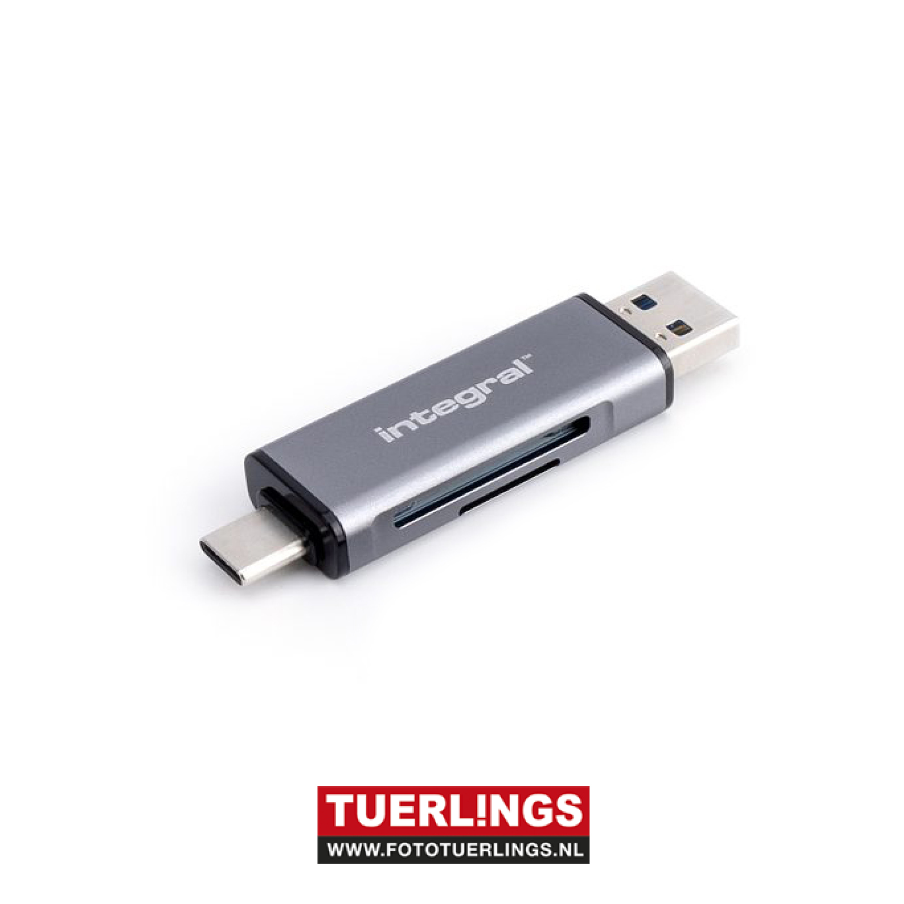 SD & MicroSD Dual Slot Card Reader USB 3.2 Type A & Type C