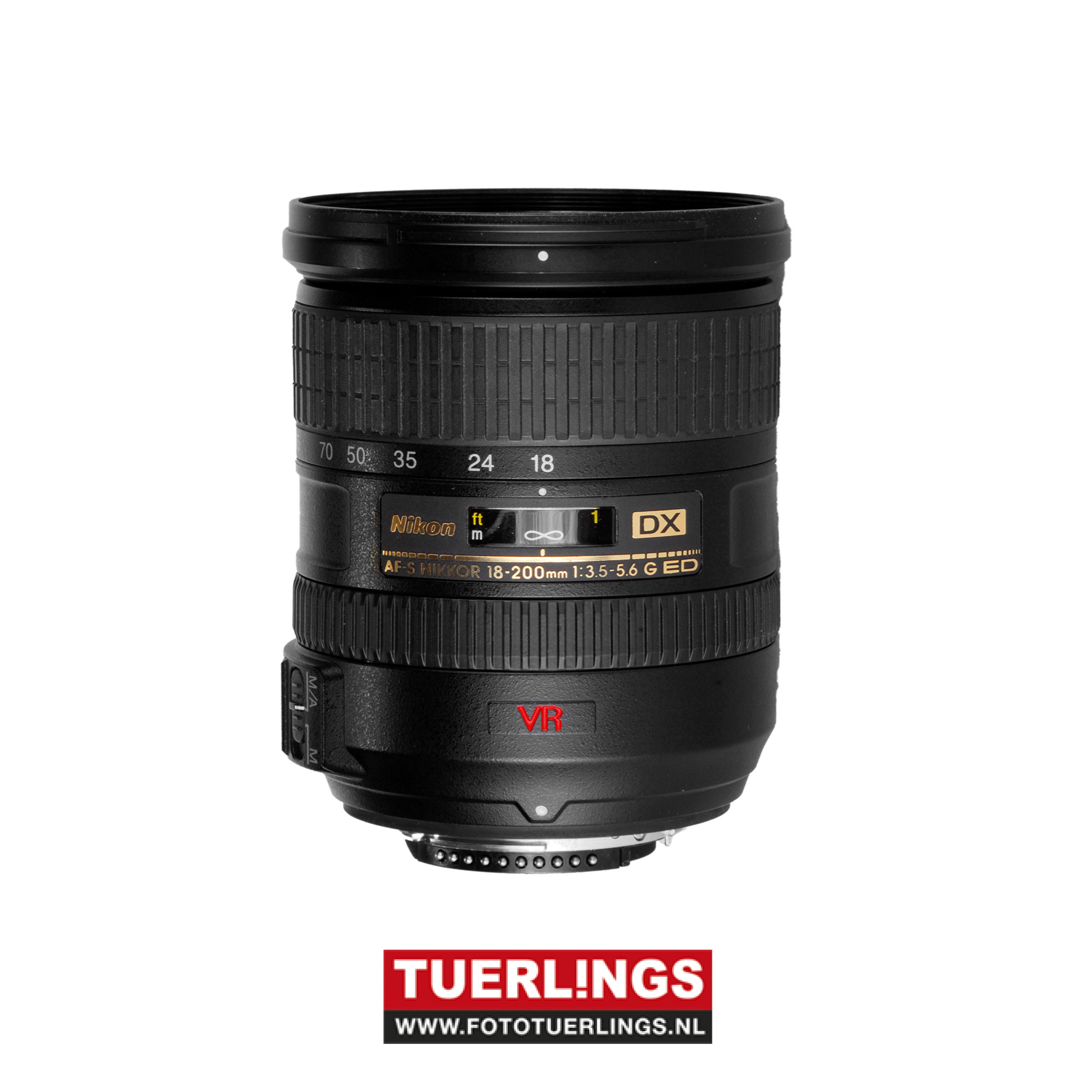 Nikon AF-S DX NIKKOR 18-200mm 3.5-5.6G ED VR occasion