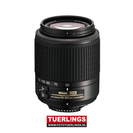 NIKON AF-S DX NIKKOR 55-200mm f/4-5.6G ED zwart occasion