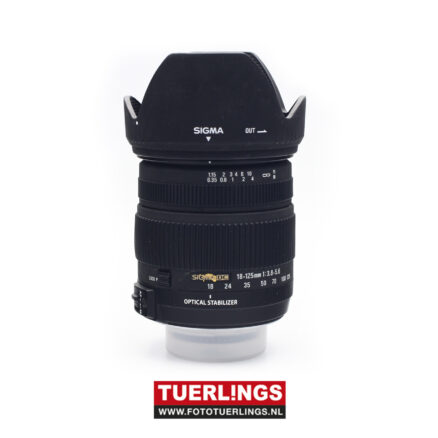 Sigma 18-125mm f3.8-5.6 DC OS HSM Nikon DX occasion