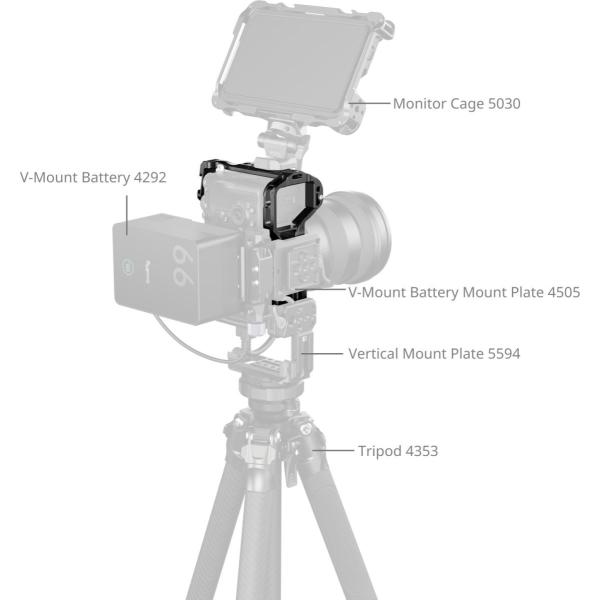 3667C Cage For Sony Alpha 7R V / 7 IV / 7S III / 1 / 7R IV / 7 V - Afbeelding 3