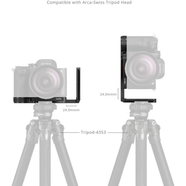 Smallrig 6706 L-Shaped Mount Plate For Sony Alpha 7R VI - Afbeelding 2