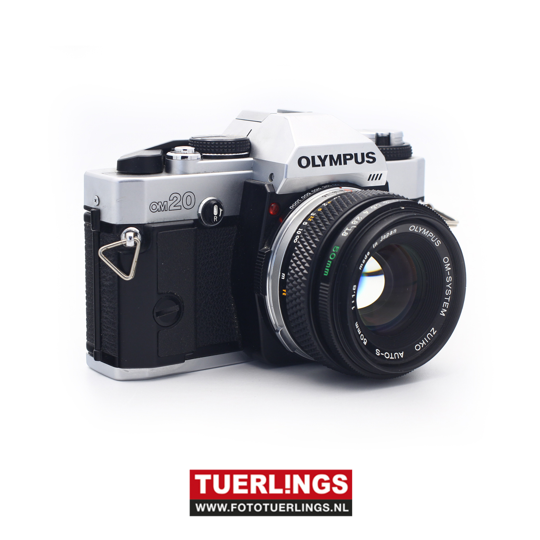 Olympus OM-20 + Olympus Zuiko 50mm F1.8 Analoog occasion - Afbeelding 4